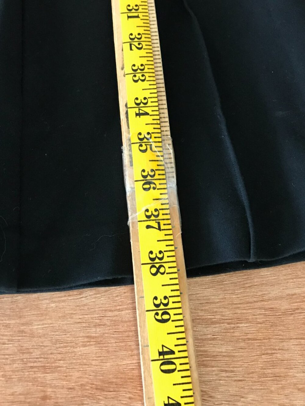 Spanx Ponte Flared Pant Women S Black Mid Rise Pleated Stretch Sculpting Pull On - Picture 6 of 14